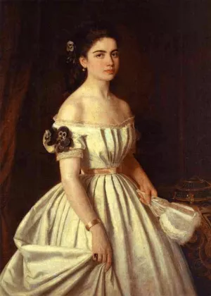 Portrait of E. Vasilchikova Oil painting by Ivan Nikolaevich Kramskoy