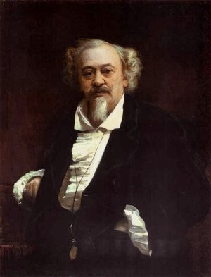 Portrait of the Actor Vasily Samoilov Oil painting by Ivan Nikolaevich Kramskoy