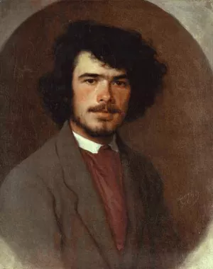 Portrait of the Agronomist Vyunnikov by Ivan Nikolaevich Kramskoy - Oil Painting Reproduction
