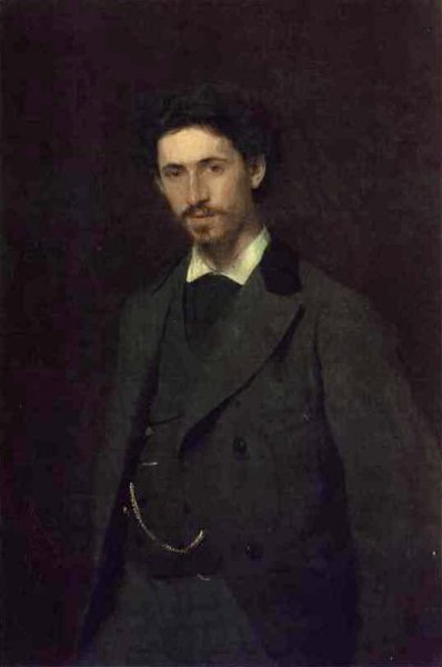 Main Product Photo of Portrait of the Artist Ilya Repin Painting by Ivan Nikolaevich Kramskoy