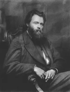 Portrait of the painter Ivan Shishkin painting by Ivan Nikolaevich Kramskoy