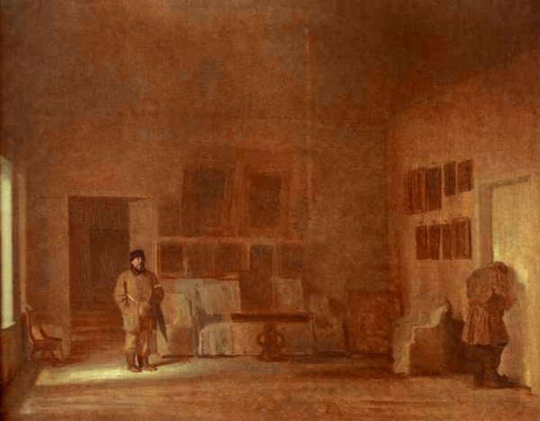 Main Product Photo of Viewing an Old House Painting by Ivan Nikolaevich Kramskoy