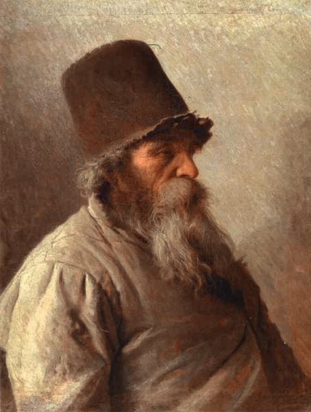 Main Product Photo of Village Elder Painting by Ivan Nikolaevich Kramskoy