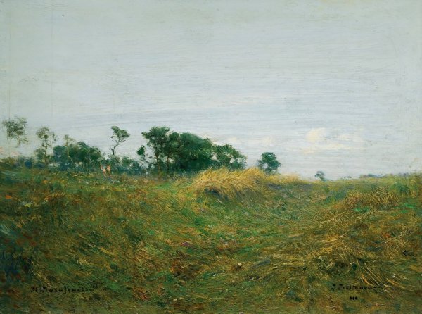 Path Through The Grass  by Ivan Pavlovich Pokhitonov - Hand-Painted Oil Painting Reproduction