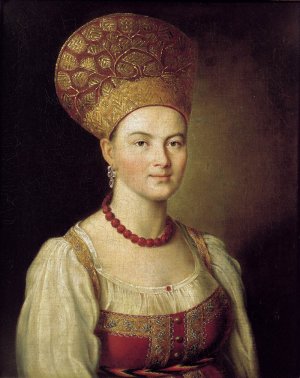 Portrait of an Unknown Peasant by Ivan Petrovich Argunov Oil Painting