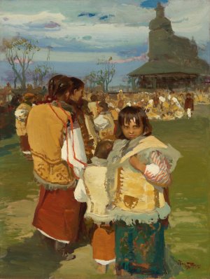 Hahilky by Ivan Trusz Oil Painting
