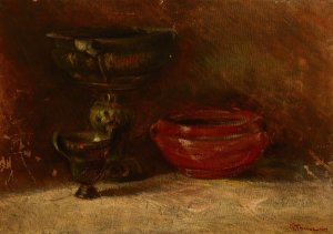 Still Life by Ivan Trusz Oil Painting