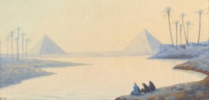 View Of The Nile by Ivan Yakovlevich Bilibin Oil Painting