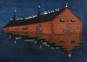 Noah's Ark by Ivar Arosenius Oil Painting