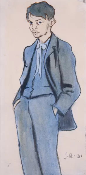 Self Portrait by Ivar Arosenius Oil Painting