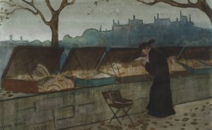 Withered Leaves by Ivar Arosenius Oil Painting