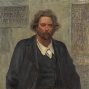 Portrait of Erik Vullum by J.A.G. Acke Oil Painting