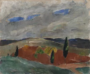 The Road to the Churchyard in Toledo by J.A. Jerichau Oil Painting