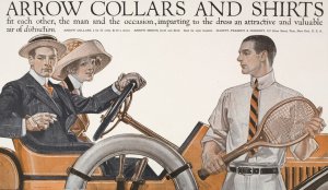 Arrow collars and shirts by J.C. Leyendecker Oil Painting