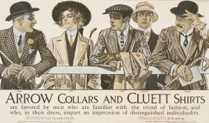 Arrow collars. Cluett shirts by J.C. Leyendecker Oil Painting