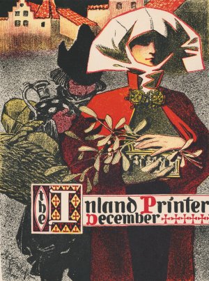 Inland Printer, December by J.C. Leyendecker Oil Painting