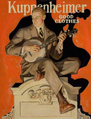 Kuppenheimer Good Clothes by J.C. Leyendecker Oil Painting