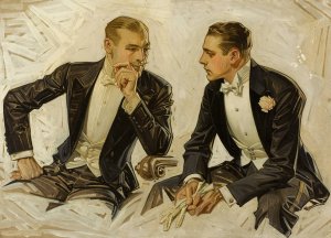 The Donchester - the Cluett Dress Shirt by J.C. Leyendecker Oil Painting