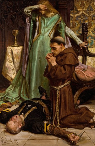 The Rescue of Gismonda  by J.C. Leyendecker - Hand-Painted Oil Painting Reproduction