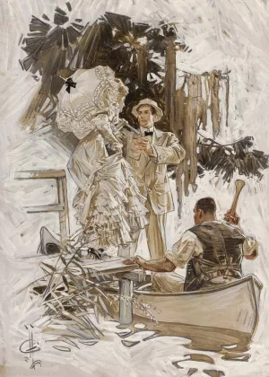 The Voice in the Rice by J.C. Leyendecker Oil Painting