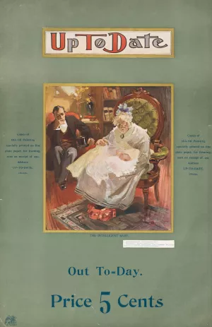 Up to date by J.C. Leyendecker Oil Painting