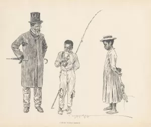 A Short Sunday Sermon by J. Campbel Phillips Oil Painting