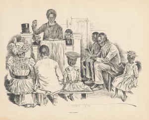 The gospel by J. Campbel Phillips Oil Painting