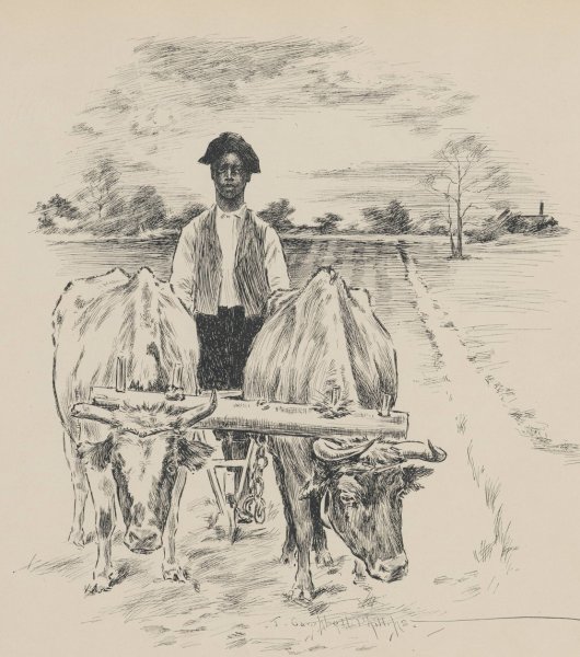 The Ploughman by J. Campbel Phillips - Hand-Painted Oil Painting Reproduction