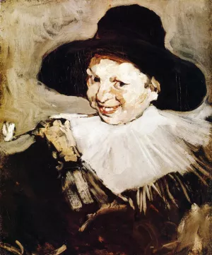 Head of a Boy Oil painting by J. Frank Currier