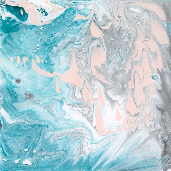 Main Product Photo of Pastel Swirl I Painting by J. Holland