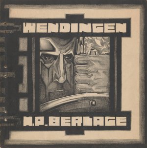 Voorkant omslag Wendingen 1920 by Jac Jongert Oil Painting