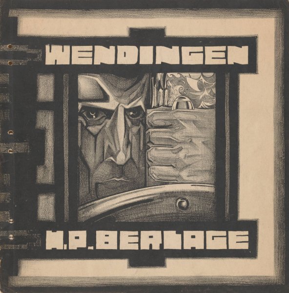 Voorkant omslag Wendingen 1920  by Jac Jongert - Hand-Painted Oil Painting Reproduction