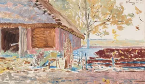 End of the century - 31 December 1899, landscape with a coffin by Jacek Malczewski Oil Painting