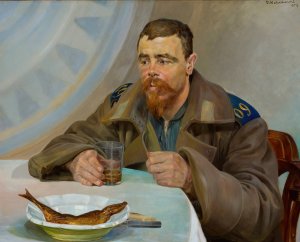 Exile - right section of the triptych by Jacek Malczewski Oil Painting