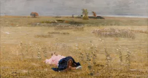 In Autumn Oil painting by Jacek Malczewski