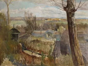 Landscape from Salwator by Jacek Malczewski Oil Painting