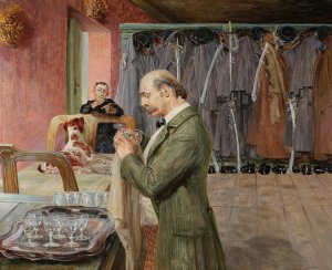 My life - central section of the triptych by Jacek Malczewski Oil Painting