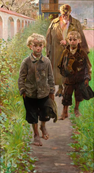 My Models Oil painting by Jacek Malczewski