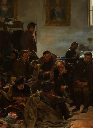On the way to exile by Jacek Malczewski Oil Painting