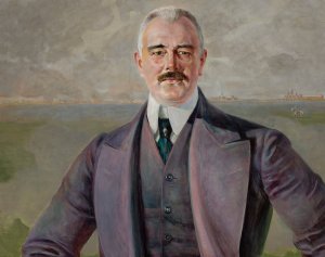 Portrait of J. Armolowicz by Jacek Malczewski Oil Painting