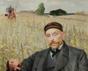 Portrait of Waclaw Karczewski Oil painting by Jacek Malczewski