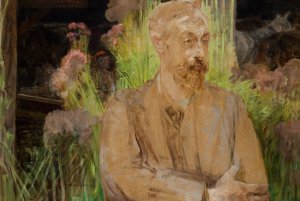 Portrait Study by Jacek Malczewski Oil Painting