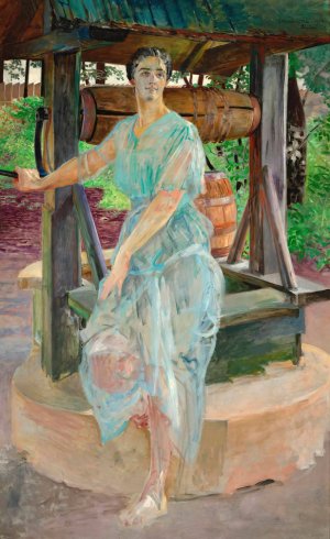 Power of the source by Jacek Malczewski Oil Painting