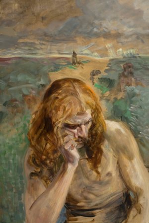 St. John the Baptist by Jacek Malczewski Oil Painting