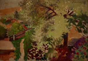 Summer Landscape by Jacek Malczewski Oil Painting