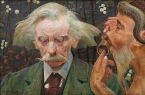 The Unknown Note by Jacek Malczewski Oil Painting