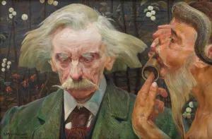 The Unknown Note by Jacek Malczewski Oil Painting
