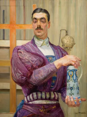 Young Poland Oil painting by Jacek Malczewski