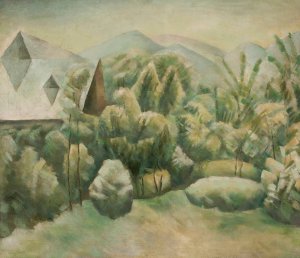 Garden in Zakopane by Jacek Mierzejewski Oil Painting