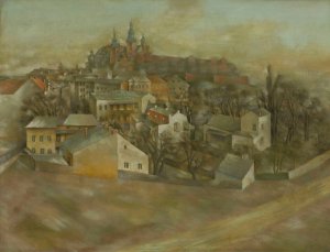 Wawel by Jacek Mierzejewski Oil Painting